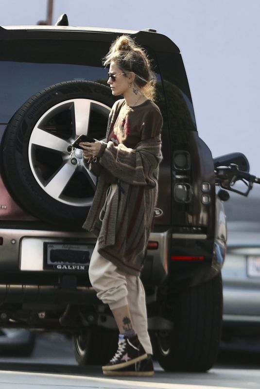 PARIS JACKSON at a Gas Station in West Hollywood 09/20/2023