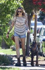 PARIS JACKSON Leaves a Church in Studio City 09/09/2023