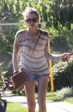 PARIS JACKSON Leaves a Church in Studio City 09/09/2023