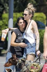 PARIS JACKSON Out with Her Dog and a Friend in Los Angeles 09/10/2023