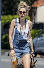 PARIS JACKSON Out with Her Dog and a Friend in Los Angeles 09/10/2023