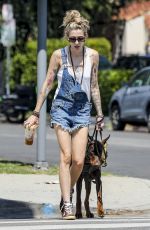 PARIS JACKSON Out with Her Dog and a Friend in Los Angeles 09/10/2023