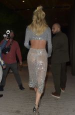 POPPY DELEVINGNE Arrives at Perfect Magazine X Valentine Party at London Fashion Week 09/18/2023