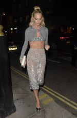 POPPY DELEVINGNE Arrives at Perfect Magazine X Valentine Party at London Fashion Week 09/18/2023