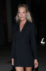 POPPY DELEVINGNE Leaves Ralph Lauren Show at New York Fashion Week 09/09/2023
