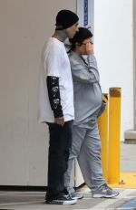 Pregnant KOURTNEY KARDASHIAN and Travis Barker Leaves a Hospital in Los Angeles 09/02/2023