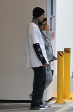 Pregnant KOURTNEY KARDASHIAN and Travis Barker Leaves a Hospital in Los Angeles 09/02/2023