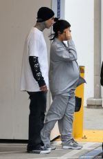 Pregnant KOURTNEY KARDASHIAN and Travis Barker Leaves a Hospital in Los Angeles 09/02/2023