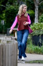 RACHEL RILEY Leaves Countdown Studios in Manchester 09/19/2023