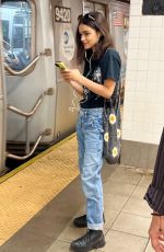 RACHEL ZEGLER Rides Subway in New York 09/04/2023