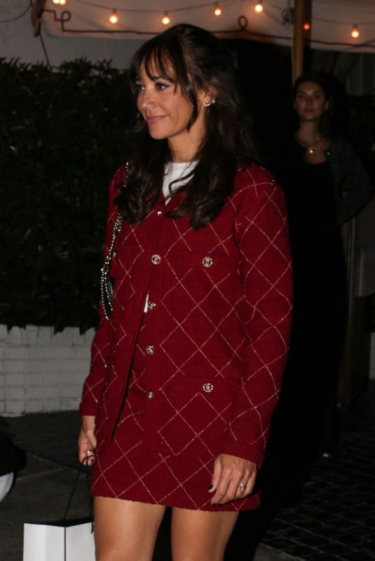 RASHIDA JONES Leaves Chanel Party at Chateau Marmont in West Hollywood 09/19/2023