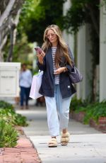 REBECCA GAYHEART Out Shopping on Melrose Place in Los Angeles 09/20/2023