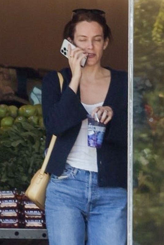 RILEY KEOUGH Out for Smoothie at Erewhon Market in Los Angeles 09/20/2023