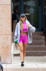 RITA ORA Arrives at Her Hotel After a Gym Class in Verona 08/30/2023
