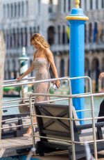 RITA ORA Arrivves at Her Hotel in Venice 08/31/2023
