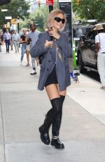 RITA ORA Leaves Greenwich Hotel in New York 09/11/2023