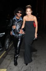 RITA ORA Leaves Vogue World Show at London Fashion Week 09/14/2023