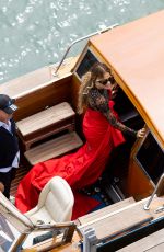 RITA ORA on a Boat in Venice 08/30/2023