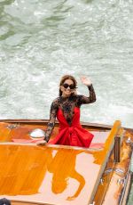 RITA ORA on a Boat in Venice 08/30/2023