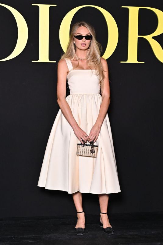 ROMEE STRIJD at Dior Fashion Show at Paris Fashion Week 09/26/2023