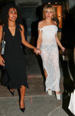 SABRINA CARPENTER Arrives at Restaurant La Maison Du Caviar in Paris 09/29/2023