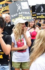 SAMARA WEAVING at Sag-aftra Strike in Los Angeles 09/13/2023