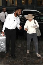 SARA GILBERT Arrives at Her Hotel in New York 09/09/2023
