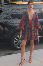 SARA SAMPAIO Out at  New York Fashion Week 09/13/2023