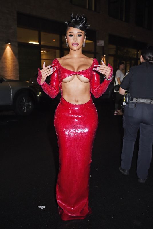 SAWEETIE Arrives La Quan Smith Fashion Show at New York Fashion Week 09/11/2023