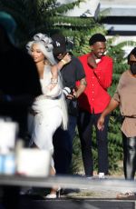 SAWEETIE Arrives on the Set of a Music Video in Los Angeles 09/18/2023