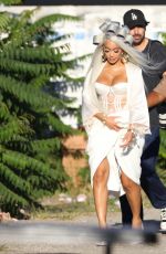 SAWEETIE Arrives on the Set of a Music Video in Los Angeles 09/18/2023