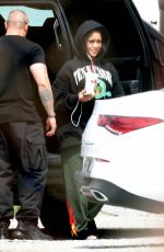 SAWEETIE Arrives on the Set of a Music Video in Los Angeles 09/18/2023