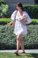 SCOUT WILLIS Out with Her Little Pooch in Los Angeles 09/25/2023