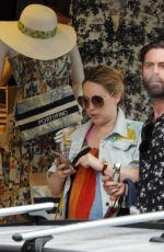 SELINA RINGEL and Dan Levy Dagerman Shopping on Their Holidays in Portofino 09/20/2023
