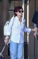 SHARON OSBOURNE Out for a Meal in Beverly Hills 09/07/2023