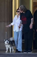 SHARON OSBOURNE Out for a Meal in Beverly Hills 09/07/2023