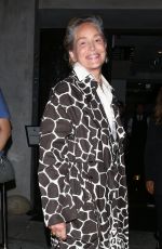 SHARON STONE Leaves Crustacean Restaurant in Beverly Hills 09/08/2023