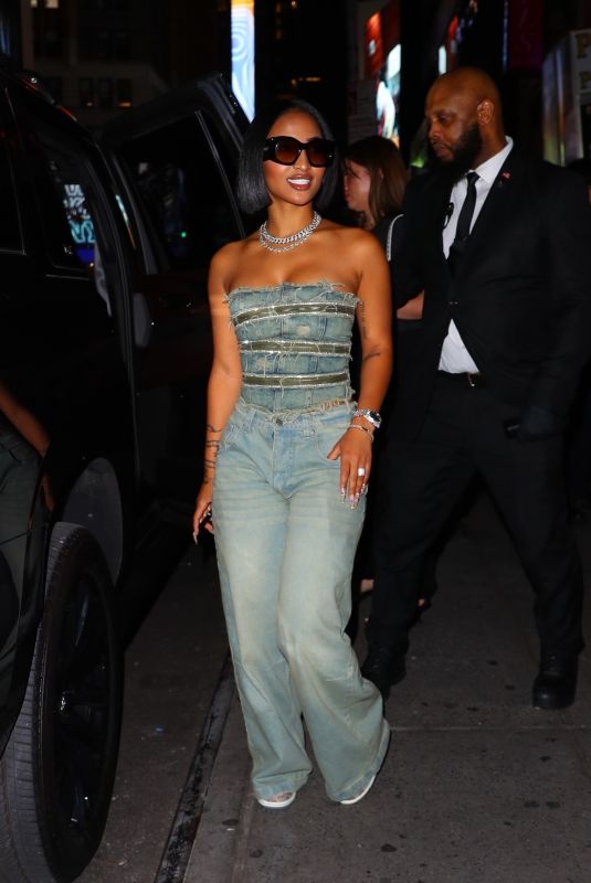 SHENSEEA Arrives at Nylon Nights Party at Nebula in New York 09/06/2023