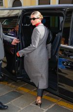 SOFIA RICHIE Heading to Prada Show at Milan Fashion Week 09/21/2023