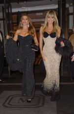 SOFIA VERGARA and HEIDI KLUM Leaves Mark Hotel in New York 09/28/2023