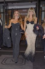 SOFIA VERGARA and HEIDI KLUM Leaves Mark Hotel in New York 09/28/2023