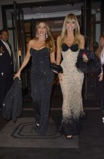 SOFIA VERGARA and HEIDI KLUM Leaves Mark Hotel in New York 09/28/2023