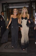 SOFIA VERGARA and HEIDI KLUM Leaves Mark Hotel in New York 09/28/2023