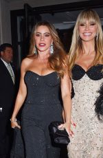 SOFIA VERGARA and HEIDI KLUM Leaves Mark Hotel in New York 09/28/2023