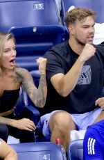 SOPHIA THOMALLA at Zverev vs Sinner Game at US Open in New York 09/04/2023