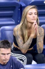 SOPHIA THOMALLA at Zverev vs Sinner Game at US Open in New York 09/04/2023