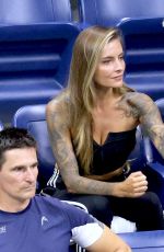 SOPHIA THOMALLA at Zverev vs Sinner Game at US Open in New York 09/04/2023