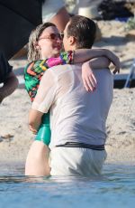 SOPHIE TURNER Shooting a Scenes in the Ocean in Palma 09/14/2023