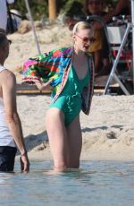 SOPHIE TURNER Shooting a Scenes in the Ocean in Palma 09/14/2023