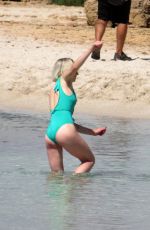 SOPHIE TURNER Shooting a Scenes in the Ocean in Palma 09/14/2023